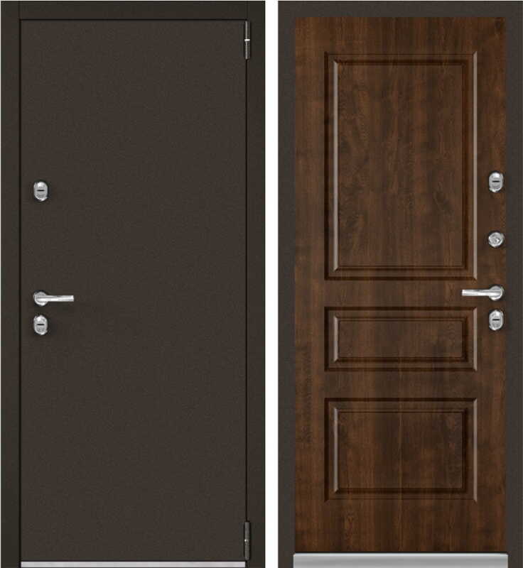 Дверь TERMO - 3 Шоколадный муар